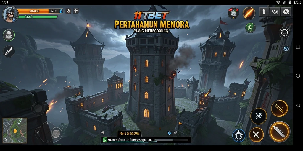 Gameplay menarik 11TBET dalam genre Tower Defense.