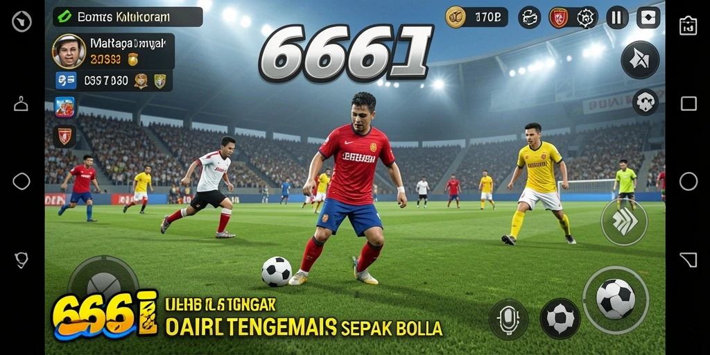 Tampilan gameplay menarik dalam 666I saat pertandingan berlangsung.