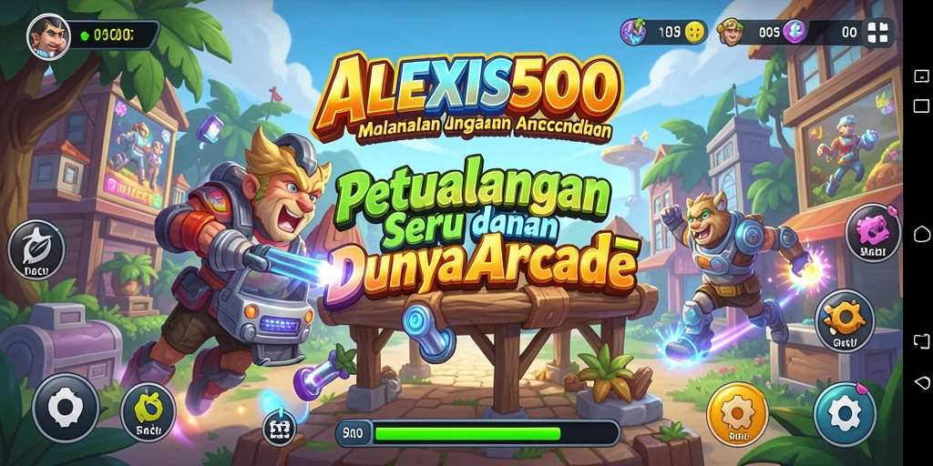 Tampilan gameplay seru dari ALEXIS500 dalam aksi Arcade.