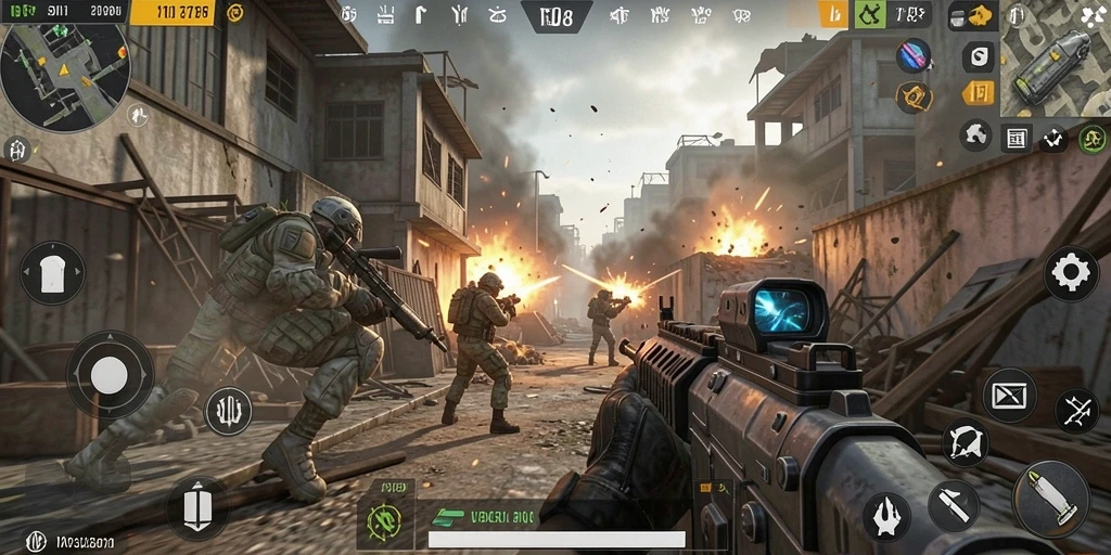 Tampilan utama gameplay FO8 yang mendebarkan dan penuh aksi.