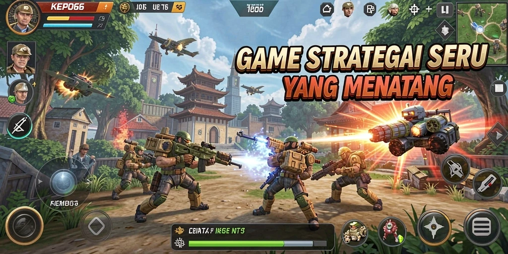 Screenshot gameplay KEPO66 menampilkan aksi strategi seru.