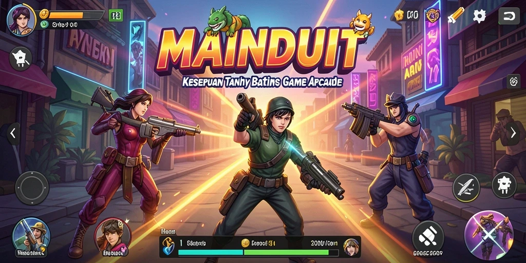 Tangkapan layar dari gameplay MAINDUIT yang penuh aksi dan keseruan.