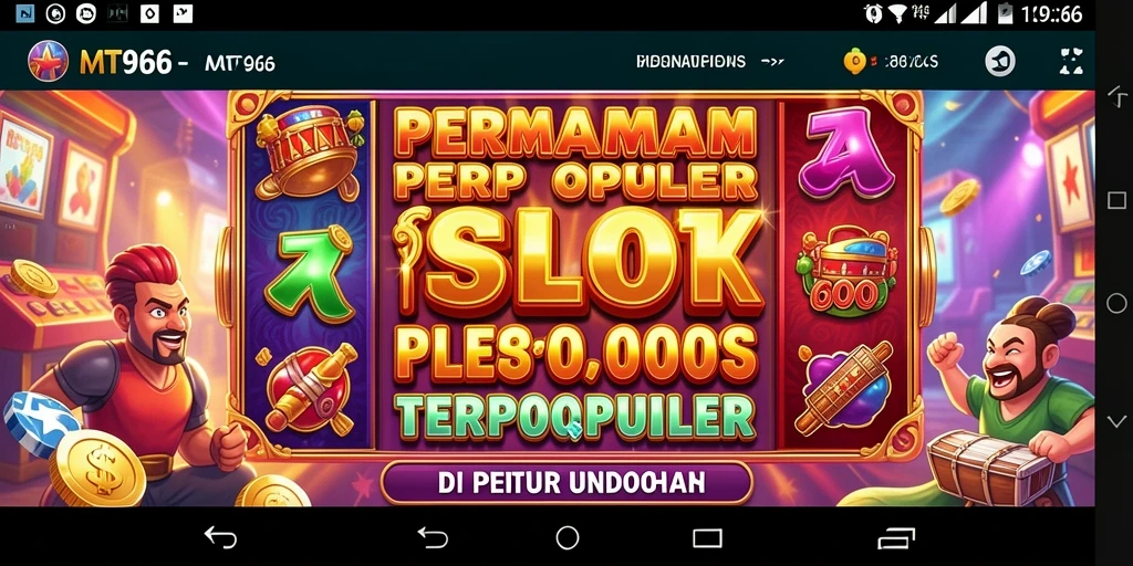Screenshot gameplay MT966 dengan tampilan slot yang menarik.