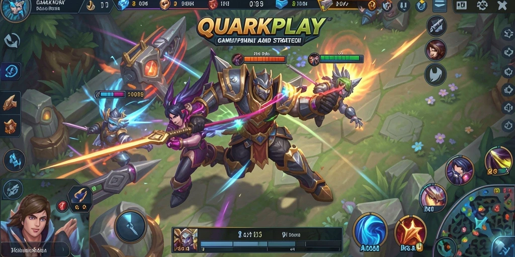 Tampilan gameplay seru dan grafis menarik di QUARKPLAY.