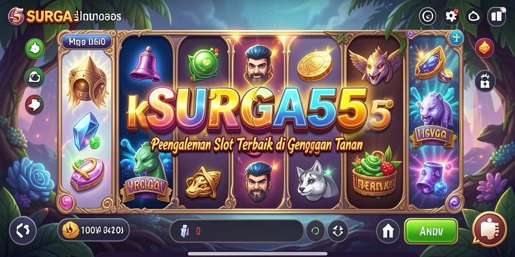 Tampilan gameplay <strong>SURGA55</strong> yang menarik dan penuh keseruan.