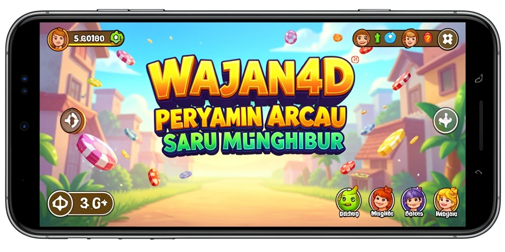 Gameplay WAJAN4D yang seru dengan grafis menarik.